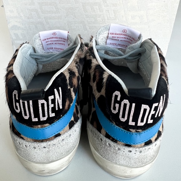 Golden Goose Leopard Mid Star Sneakers - Picture 8 of 9